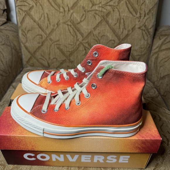 Concepts‎ x Converse Chuck 70 High Southern Flame - Orange Red Men's 5 Women's 7